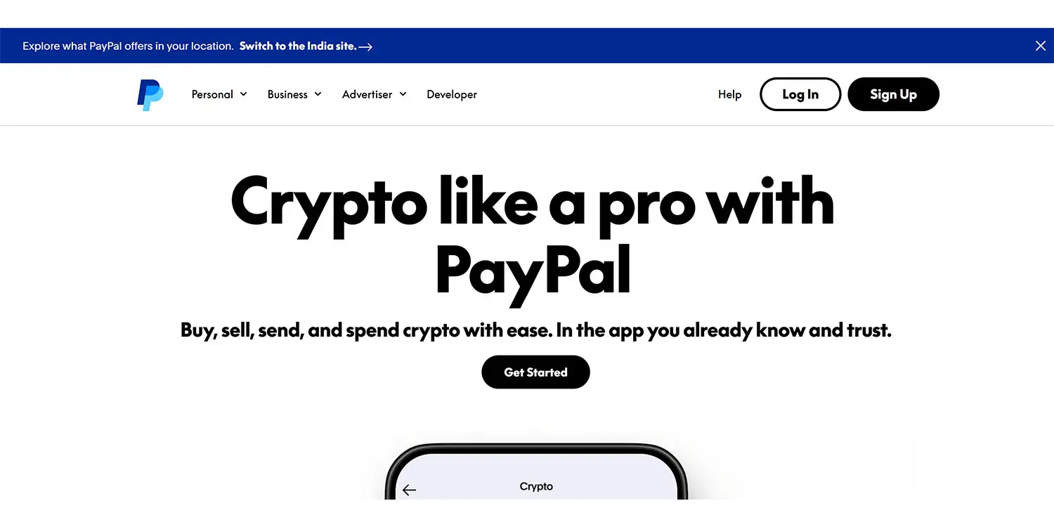 paypal wallet for crypto