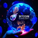Bitcoin Everlight logo illustration
