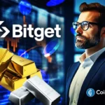 Bitget branding with gold and silver bars as crypto traders shift into TradFi assets amid global market volatility