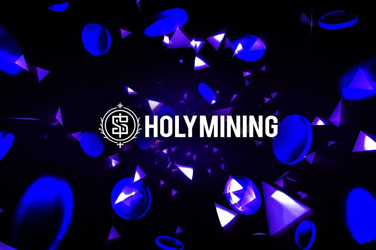 Holymining logo illustration