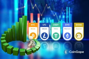 altcoins and stable coins placards