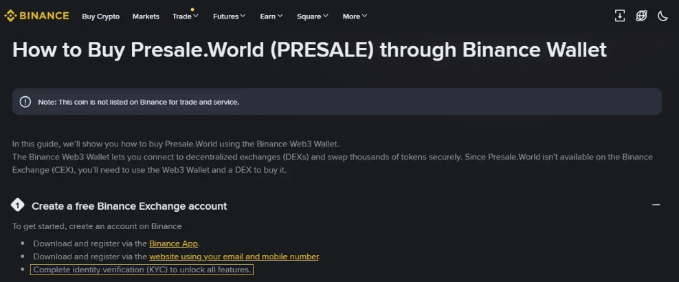 Presale