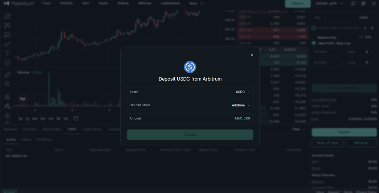 Hyperliquid Deposit