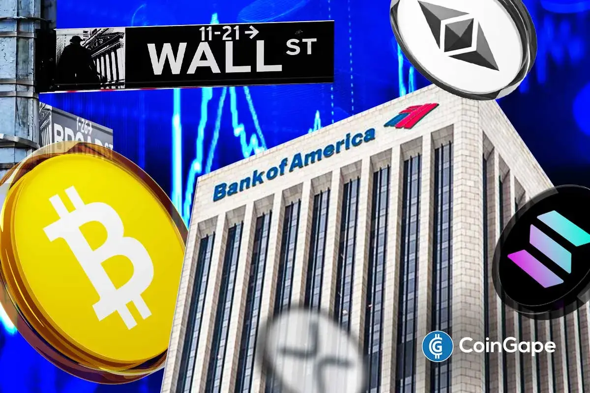 Institutional crypto adoption accelerates as Bank of America encourages portfolio exposure
