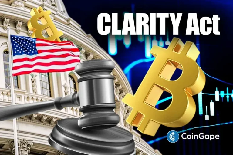 Bitcoin price consolidates as the US Senate delays the CLARITY Act, extending regulatory uncertainty across the crypto market.
