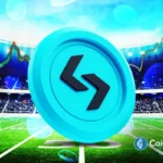 Bitget Universal Exchange symbol appears on football field backdrop, linking sports culture with unified crypto trading access
