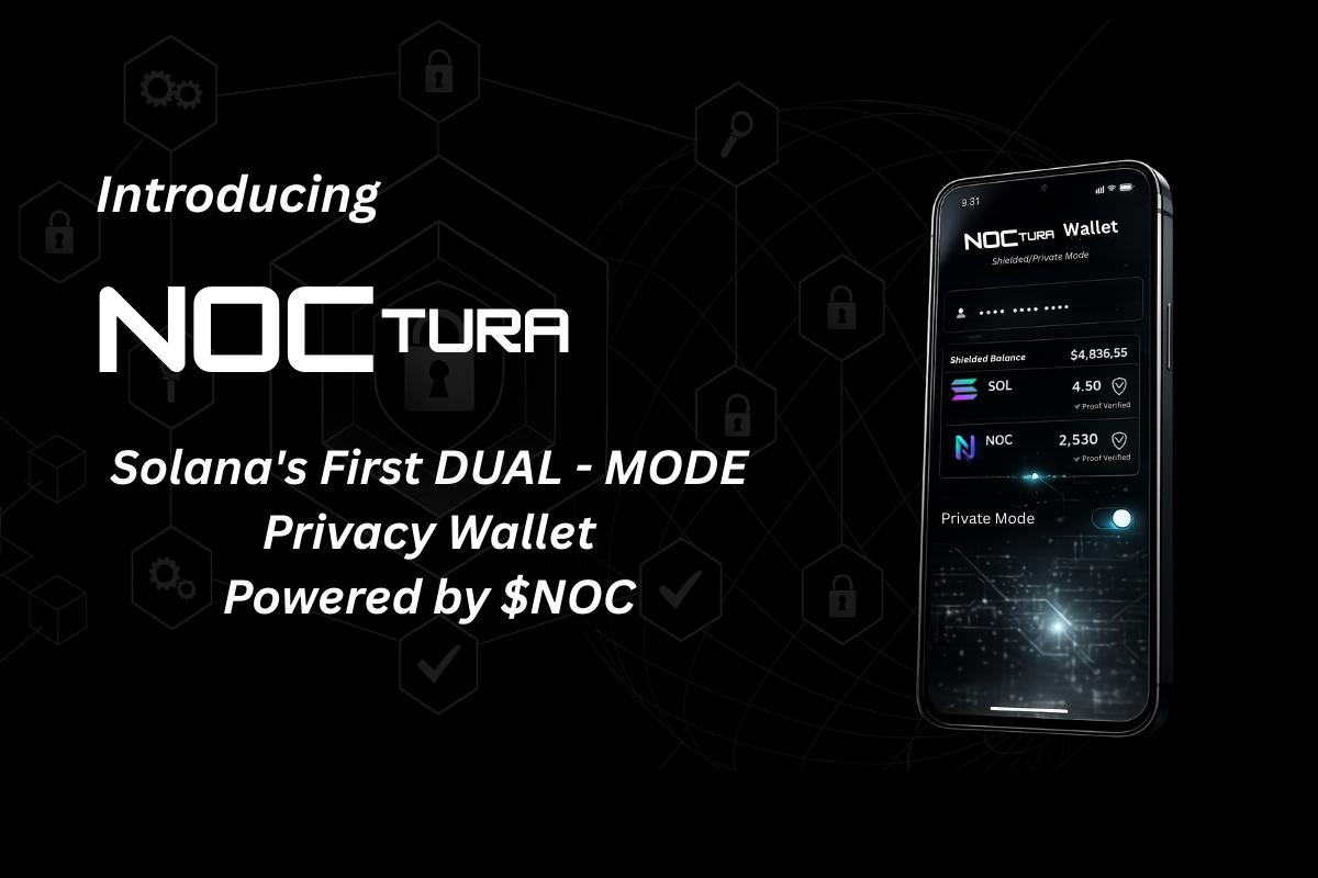 Noctura Privacy Wallet Mockup