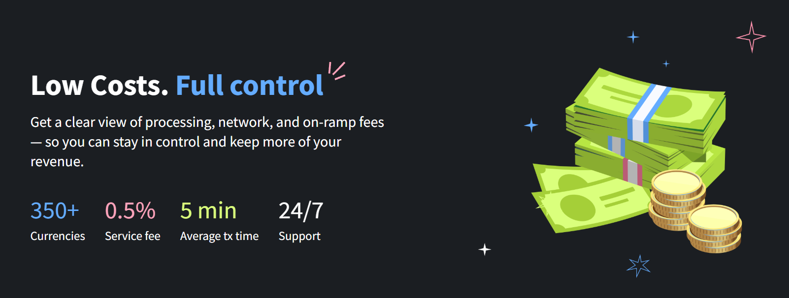 nowpayments fees and supporte cryptos