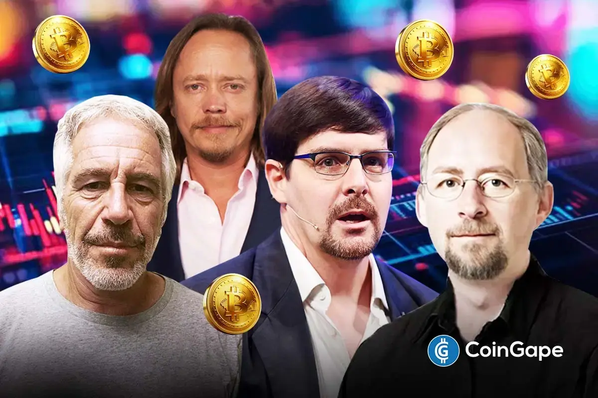 Epstein Files: Bitcoin Crash, Backlash Erupts Against Adam Back, Gavin Andresen, Tether's Brock Pierce