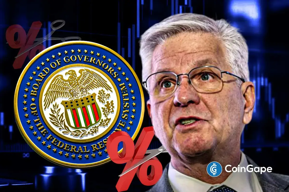 an image of Chris Waller and his comment on Fed rate cuts