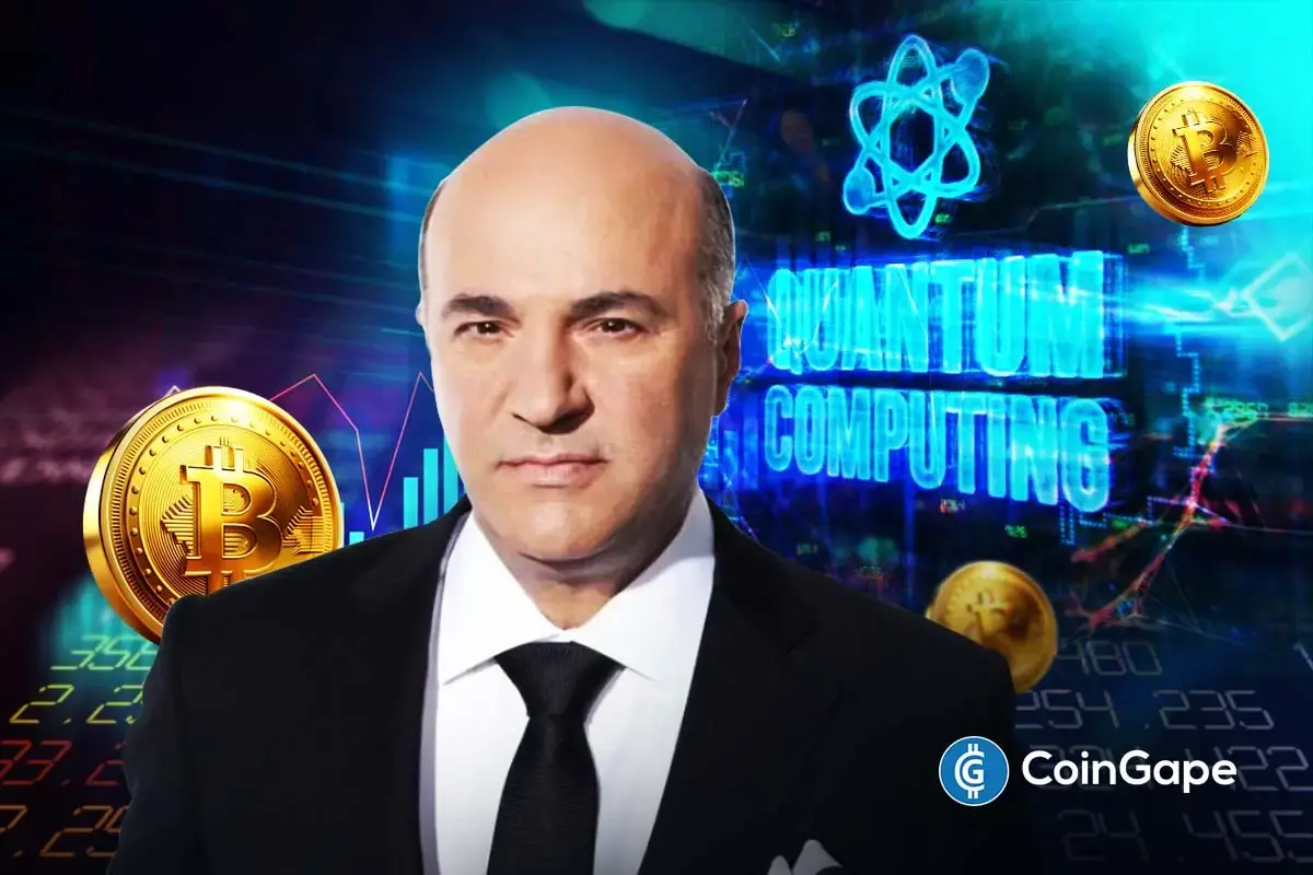 Shark Tank Kevin O'Leary Warns Bitcoin Crash as Quantum Computing Threats Turns Institutions Cautious