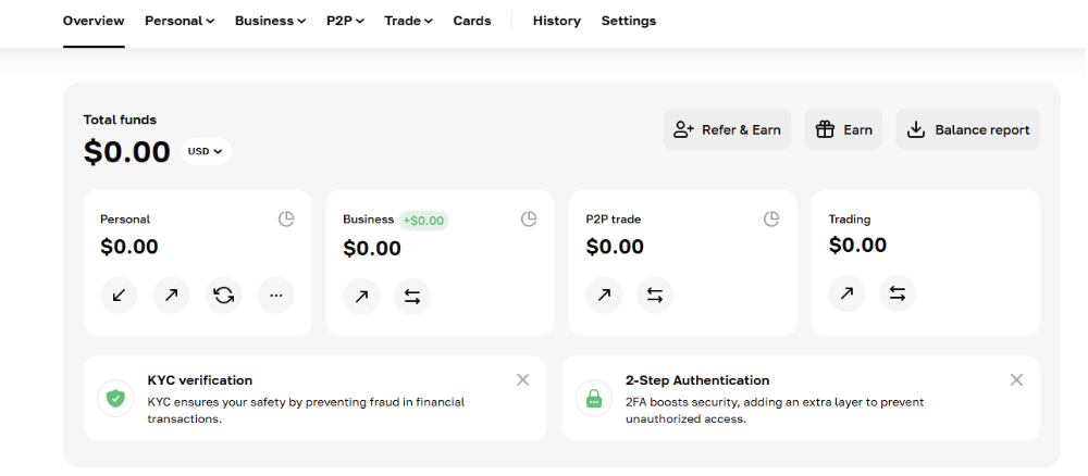 Cryptomus Crypto Wallet