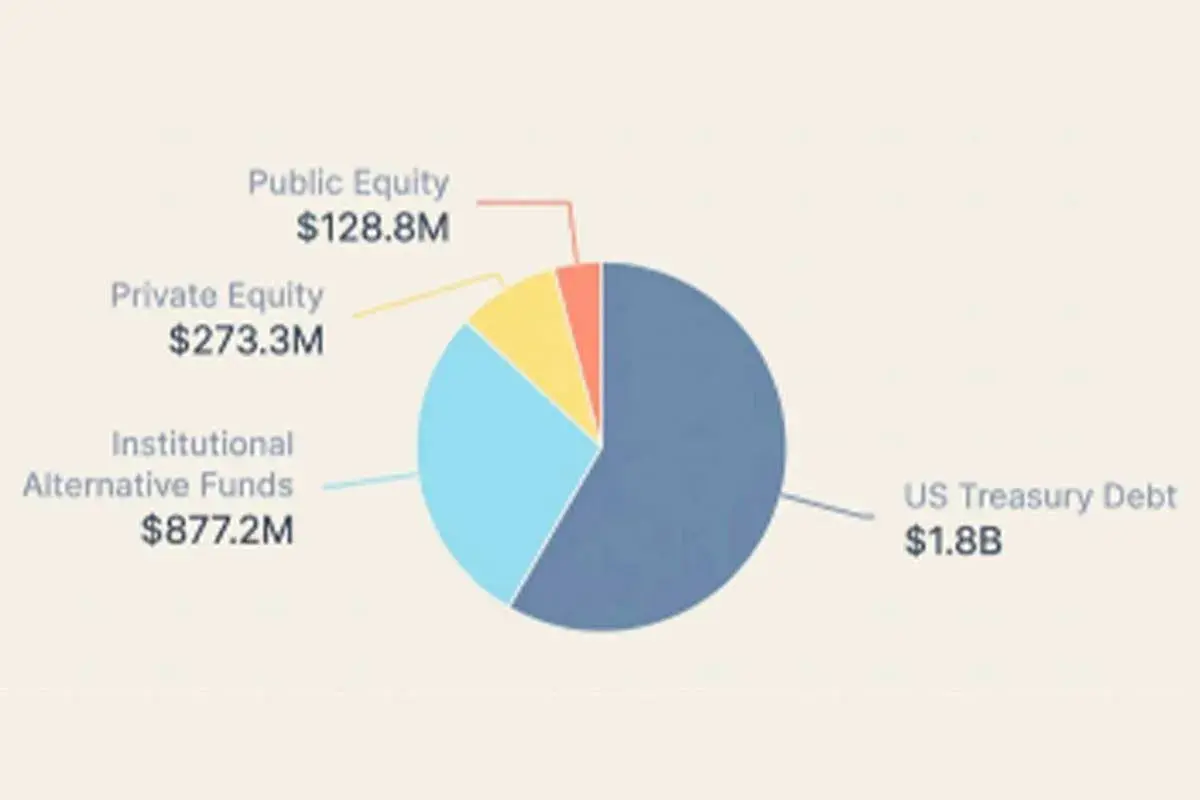 Split of Tokenized Assets by Category Chart