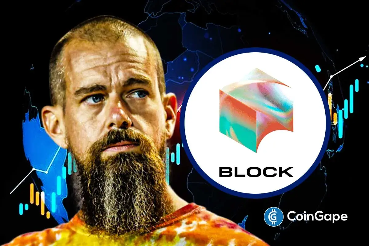 an image of Jack Dorsey and Block's logo to represent the XYZ stock