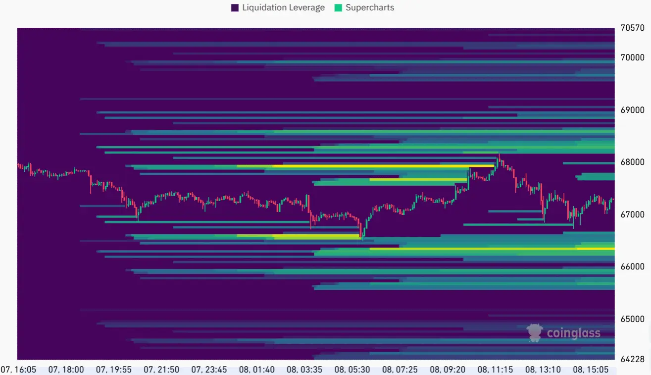 Shiba Inu liquidation chart