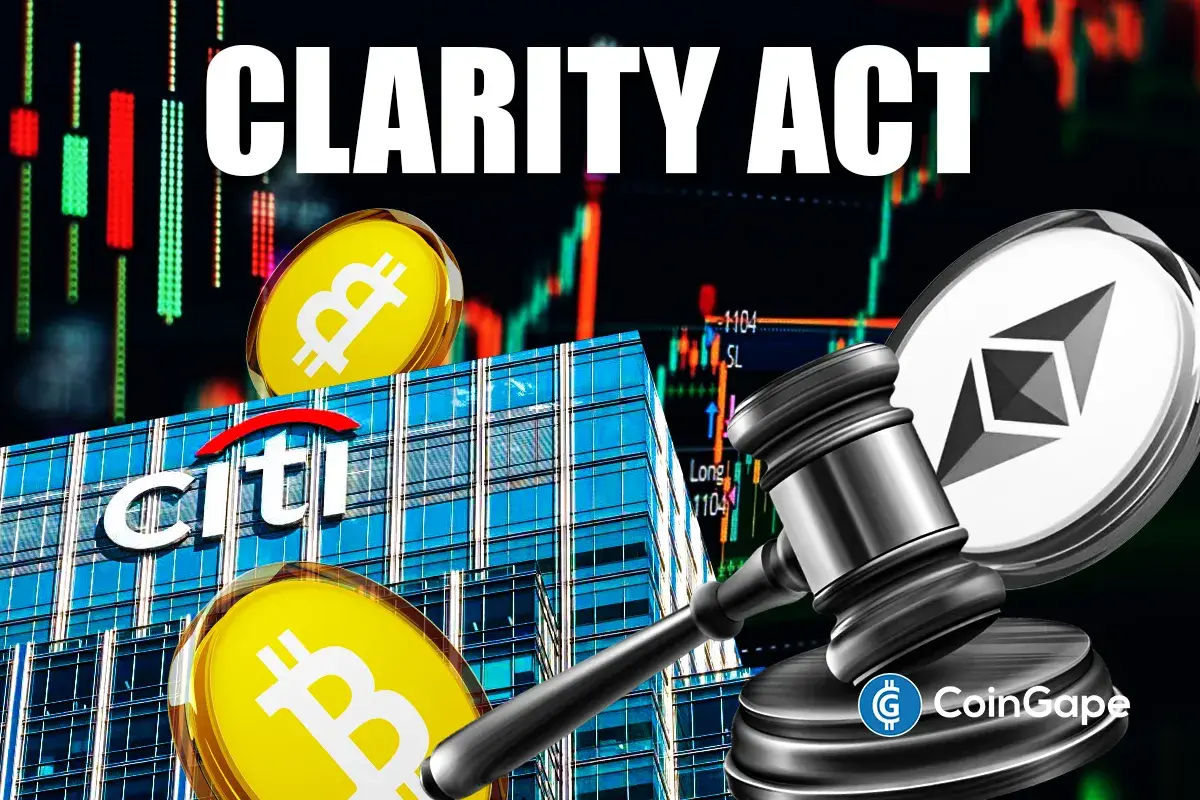 Citigroup Cuts Bitcoin and Ethereum Price Targets amid CLARITY Act Delays