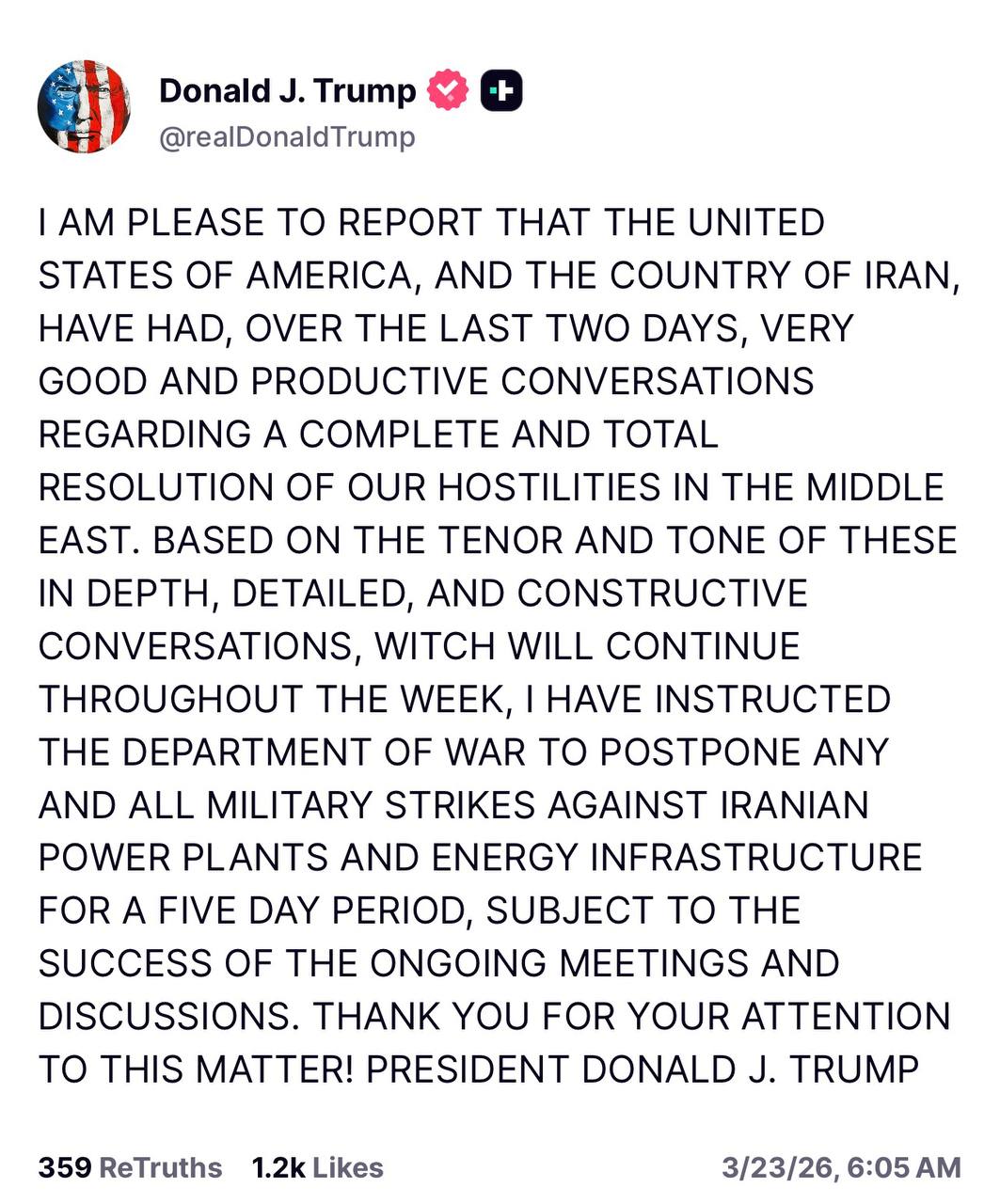 Bitcoin and XRP Price Prediction as Trump Announces 5-Day Pause on Strikes Against Iran