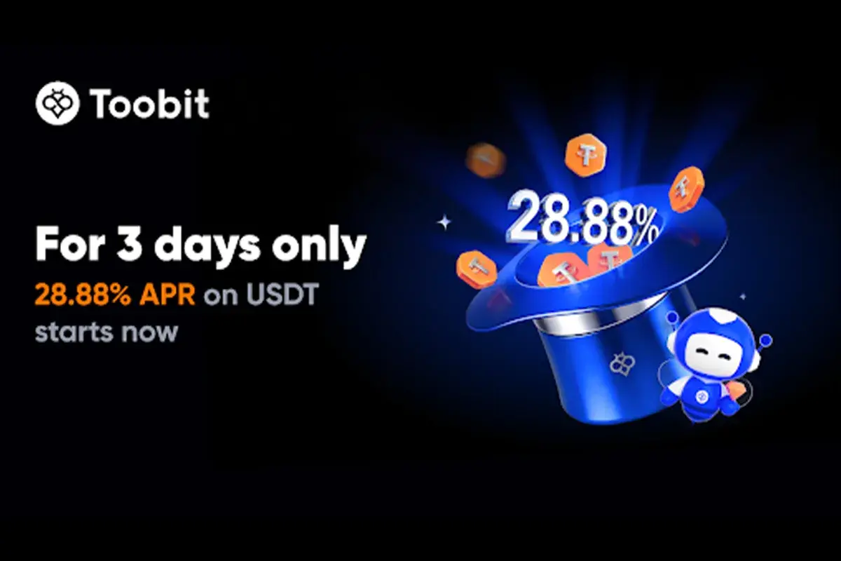 Toobit Launches 3-Day Exclusive 28.88% APR on USDT