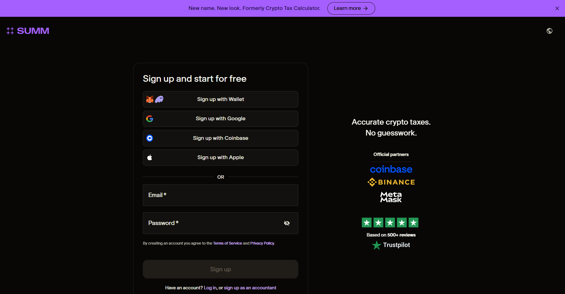 How to create an account and use SUMM 2