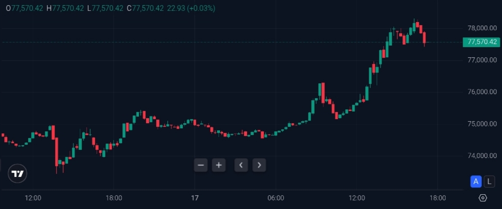 Bitcoin price chart