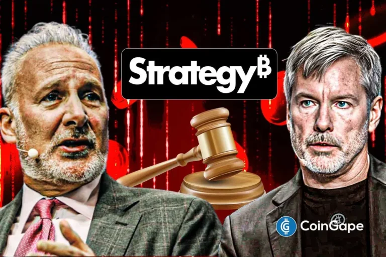 Peter Schiff Floats Investor Lawsuit Against Michael Saylor as STRC Hits New Lows