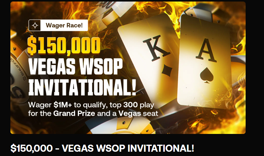Shuffle.com WSOP Invitational Bonus