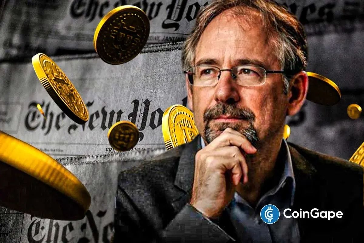 Illustration of Satoshi Nakamoto mystery as New York Times claims to identify Bitcoin creator while Ripple CTO comments on debate conclusion
