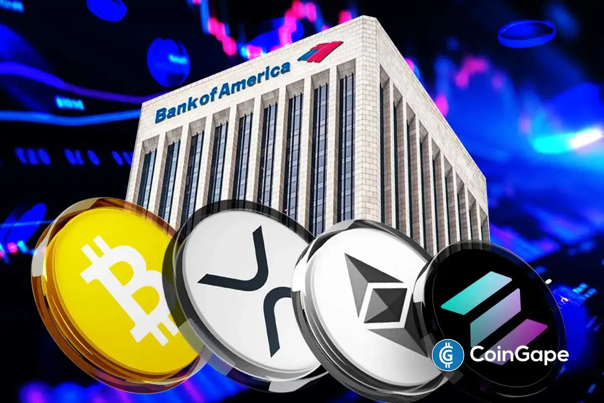 Bank of America (BofA) Reveals $53M in Bitcoin, XRP, Ethereum, Solana ETFs Holding