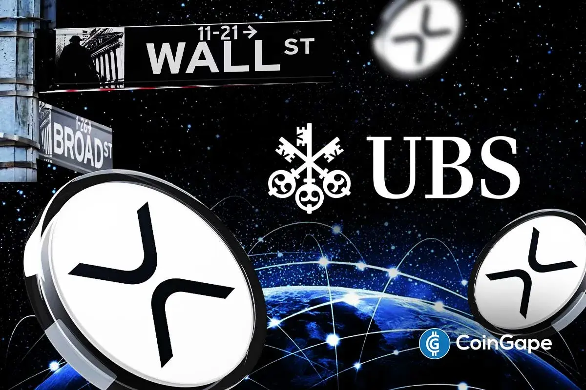 Wall Street Giant UBS Group Discloses XRP Holdings Ahead of Crypto Trading Launch