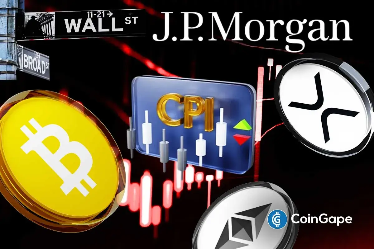 Bitcoin, ETH, XRP Risks Falling as JPMorgan & Wall Street Giants See Hot CPI Inflation at 3.8%