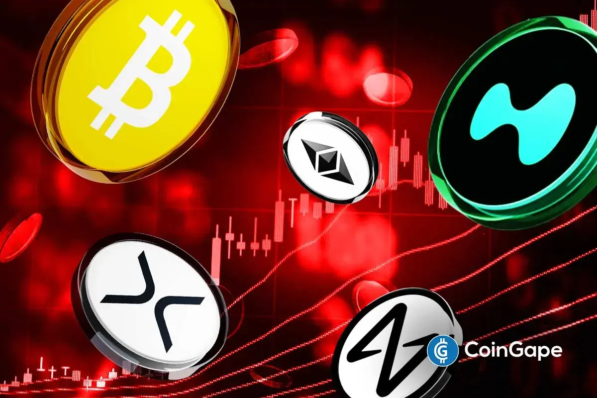 Crypto Market Today: BTC Hovers Below $77K, ETH Holds $2K Support, XRP and HYPE Slip as NEAR Surges 10%