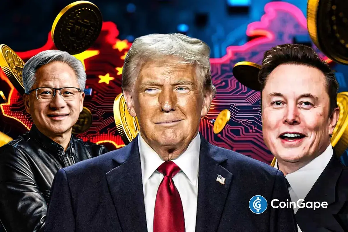 Trump's China Visit: Bitcoin Gains as Nvidia's Jensen Huang Joins Elon Musk, Top CEOs