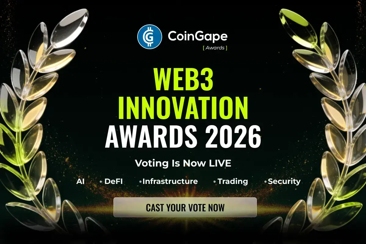 Voting Is Now Open for CoinGape Web3 Innovation Awards 2026: Vote for Top Crypto Innovators