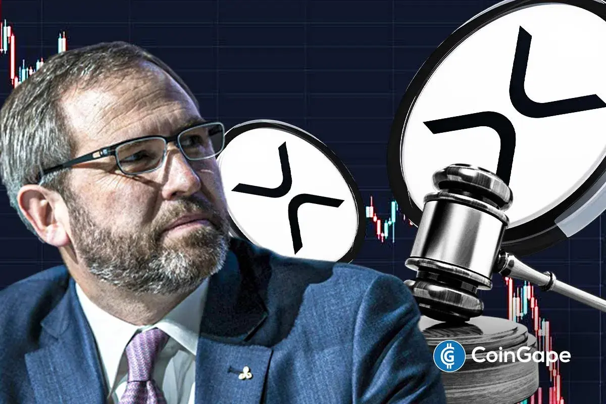 an image of the Ripple CEO and XRP logo