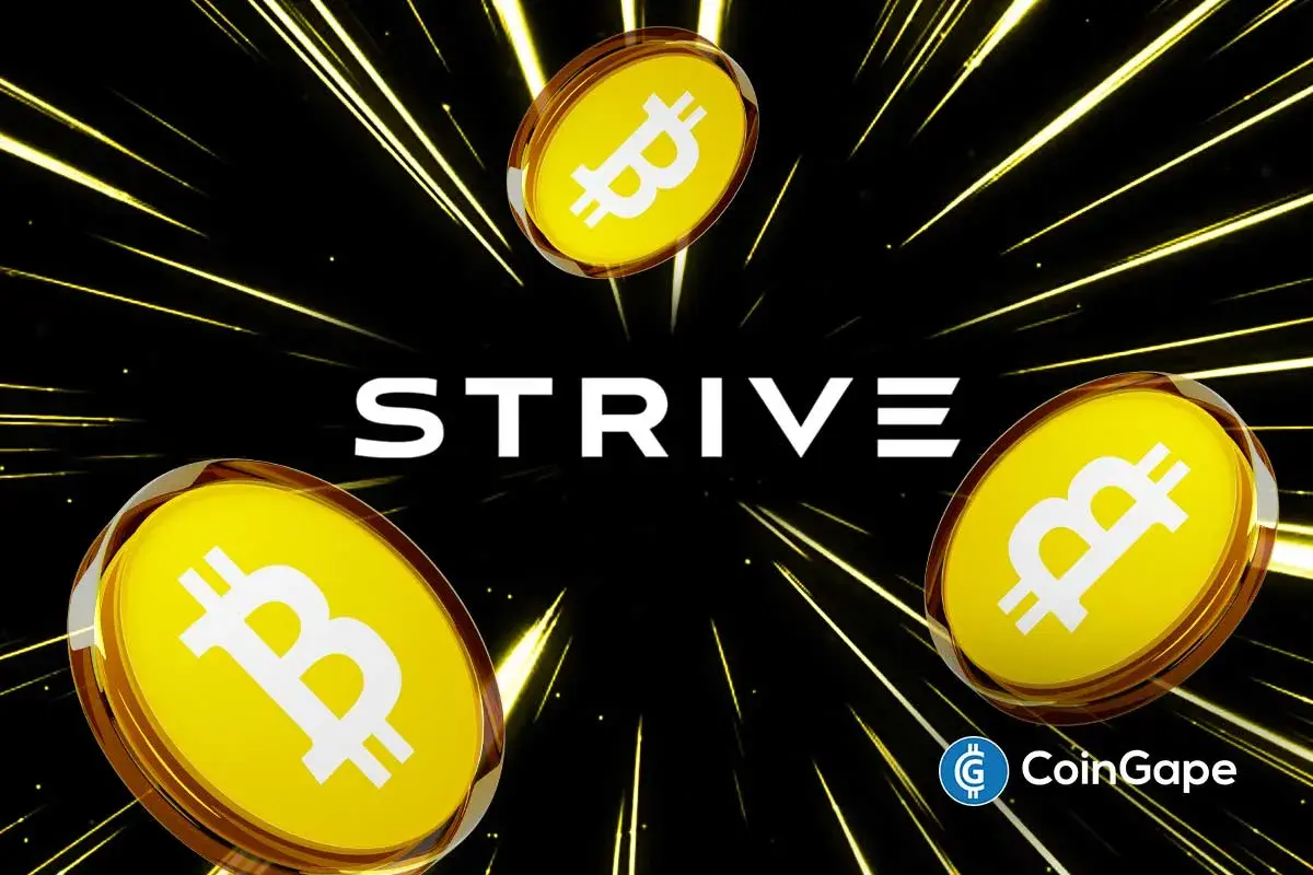 Breaking: Bitcoin Treasury Firm Strive Stock Gets $17M Funding From $5.6T Investment Bank