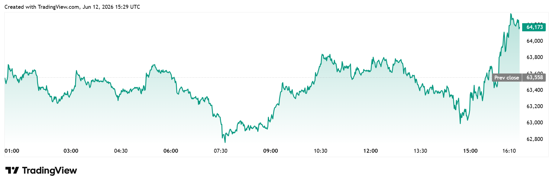 Bitcoin daily chart