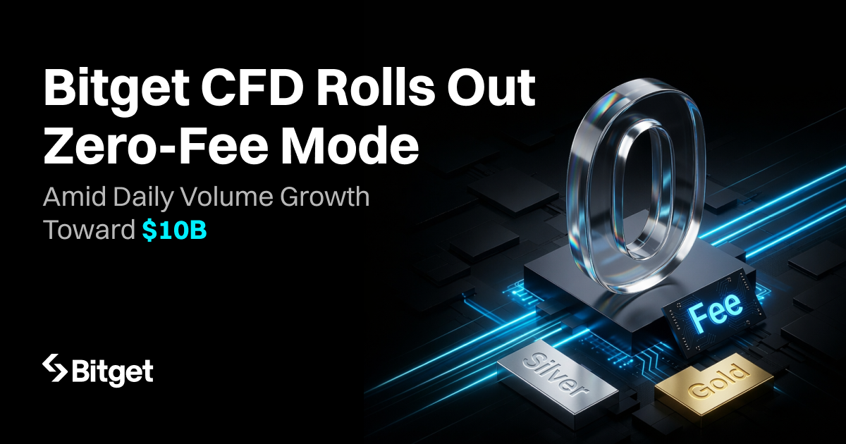 Bitget CFD Rolls Out Zero-Fee Mode