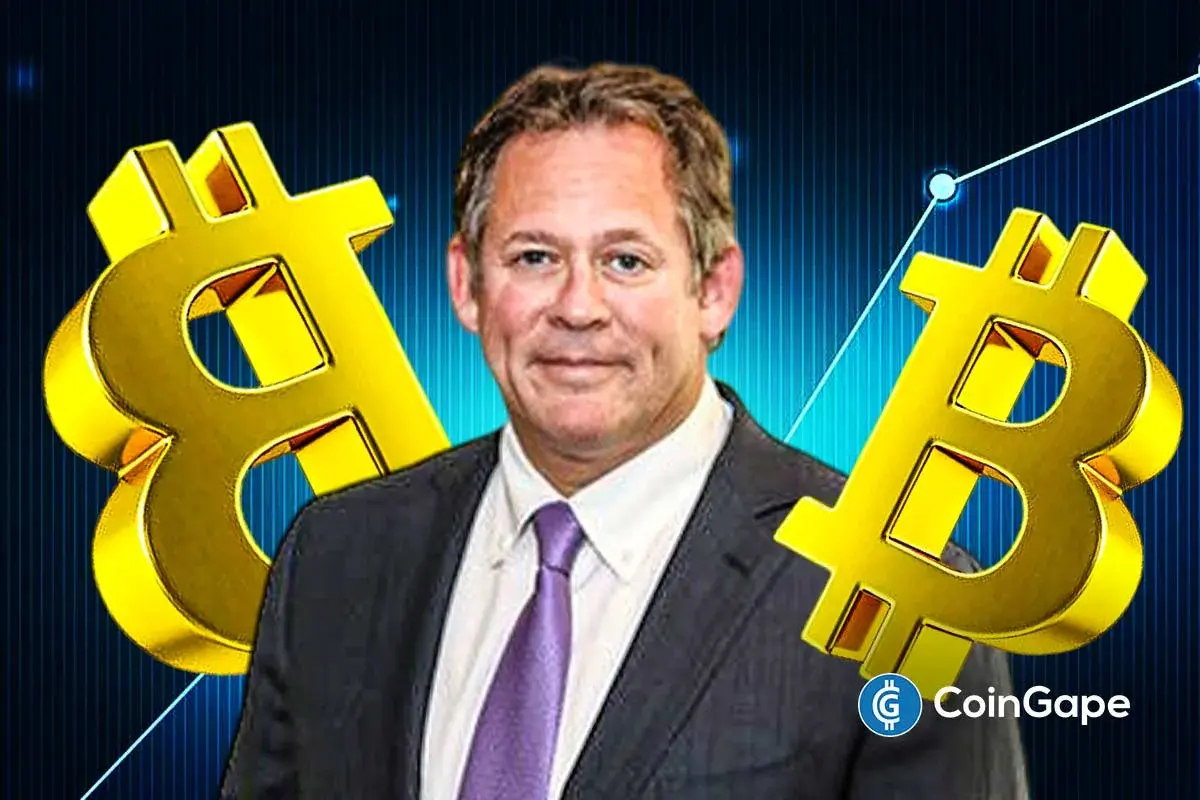 an image of the Bitcoin logo and BlackRock's CIO