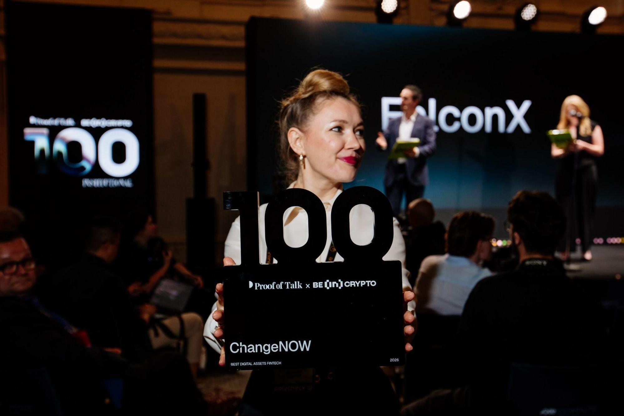 ChangeNOW the Best Digital Assets Fintech Winner