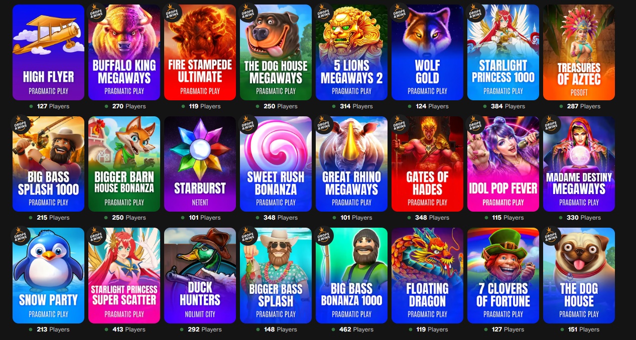 Games and Rewards Offered at 21.com
