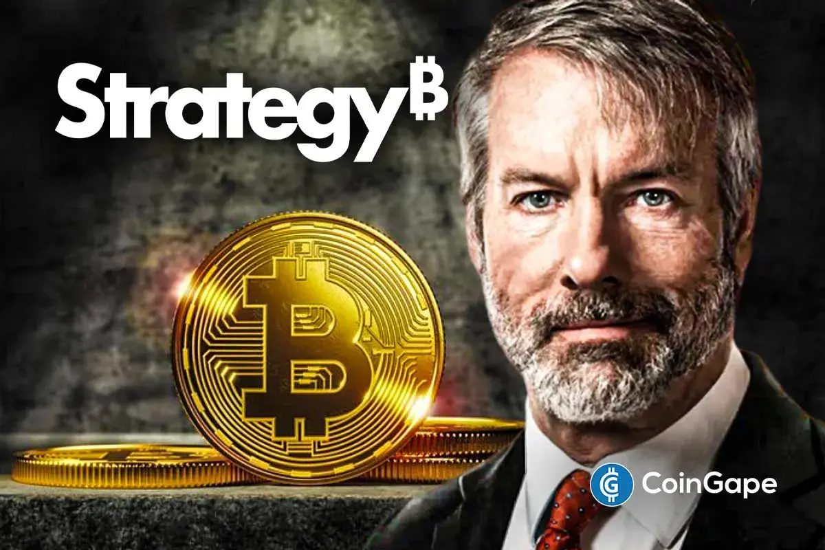 an image of Saylor and the Bitcoin logo