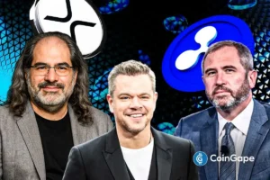 XRP News: Actor Matt Damon to Join Brad Garlinghouse, David Schwartz at Ripple Swell