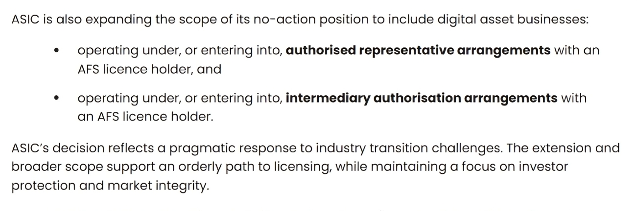 ASIC AFS License Update | Source: Press Release