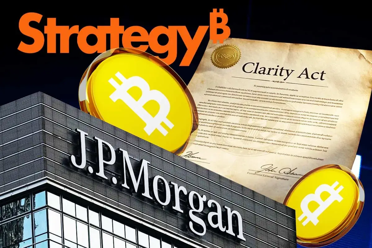 JPMorgan Says Crypto Market H2 Cycle Hinges On Strategy's Bitcoin Play & CLARITY Act