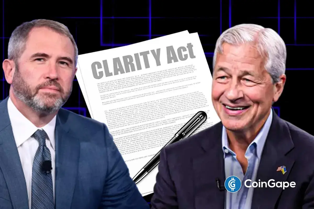 Ripple CEO Rebukes JPMorgan’s Jamie Dimon For Opposing CLARITY Act