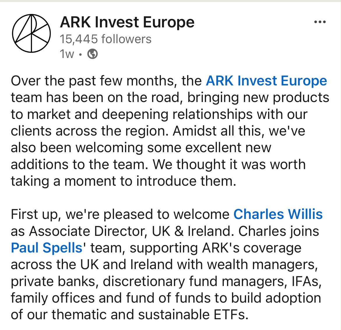 Ark Invest Europe