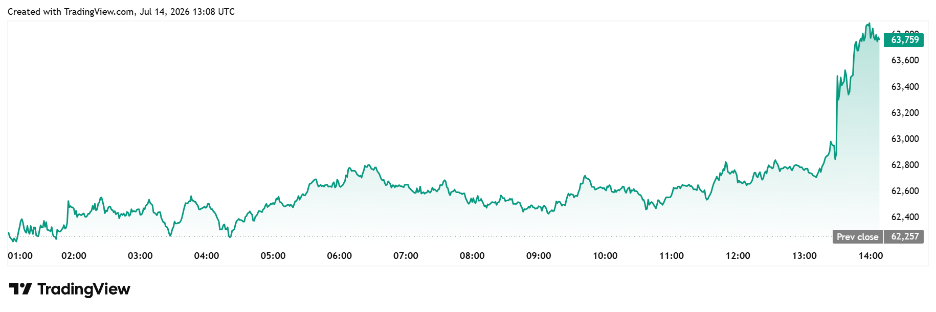 Bitcoin daily chart