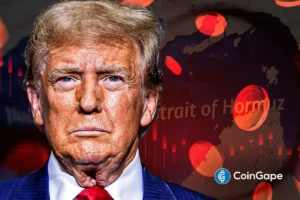Crypto Market Crashes $20B as Trump Says US Is "Taking Over" Strait of Hormuz