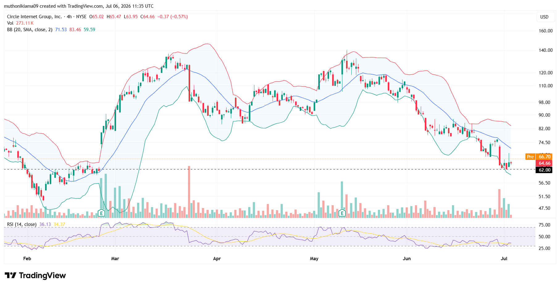 CRCL STock Forecast Amid USDC's Growth