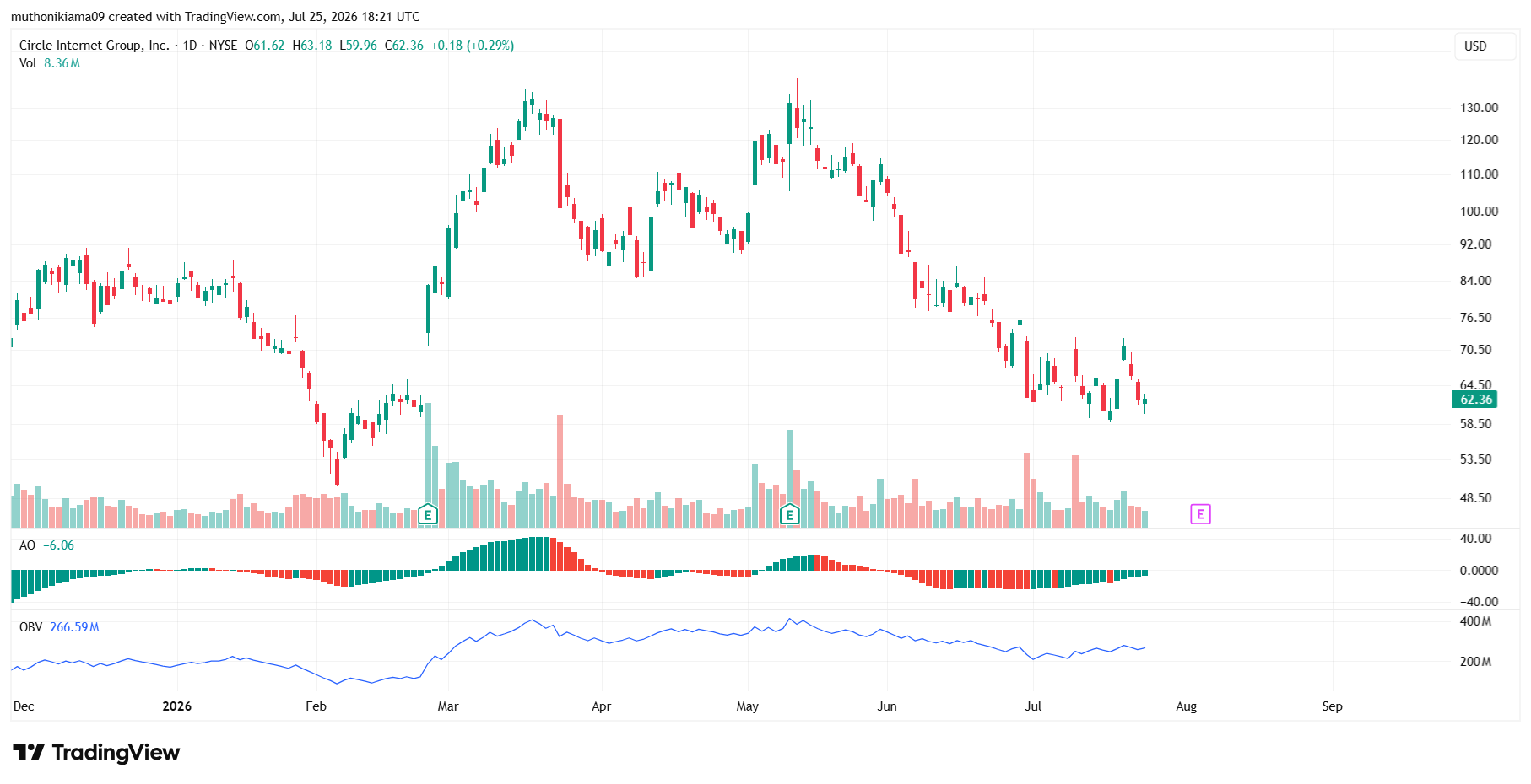 What's Next For CRCL Stock Price as Momentum Shifts?